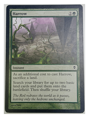 Carta Magic Harrow [zendikar] Mtg Instant