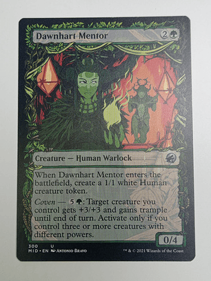 Carta Magic Dawnhart Mentor [mid] Mtg Human Warlock