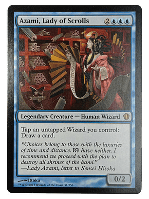 Carta Magic Azami Lady Of Scrolls [c13] Mtg Wizard