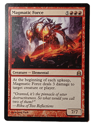 Carta Magic Magmatic Force [c11] Mtg Elemental