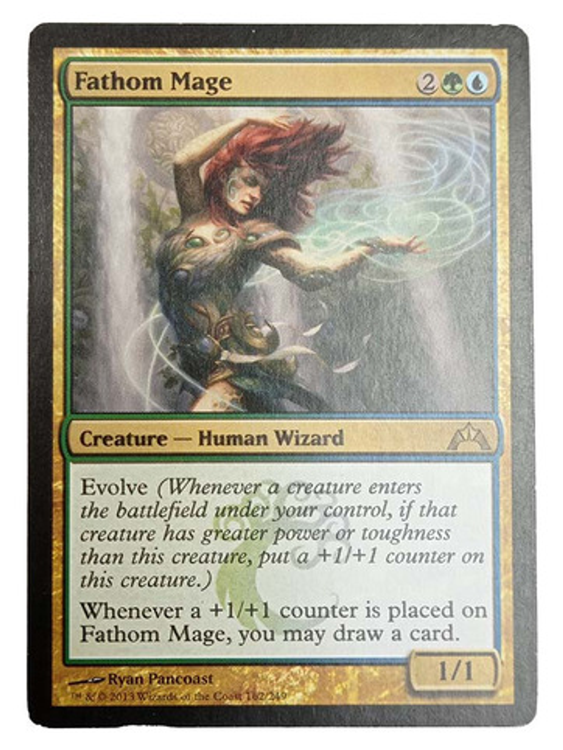 Carta Magic Fathom Mage [gatecrash] Mtg Wizard 1