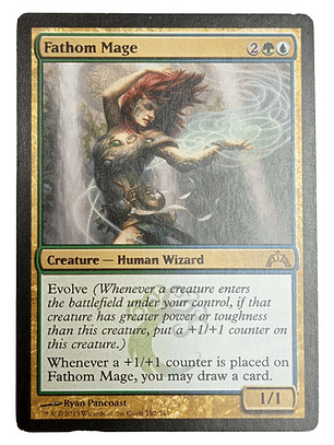 Carta Magic Fathom Mage [gatecrash] Mtg Wizard
