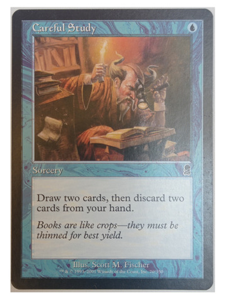 Carta Magic Careful Study [odyssey] Mtg Sorcery 1