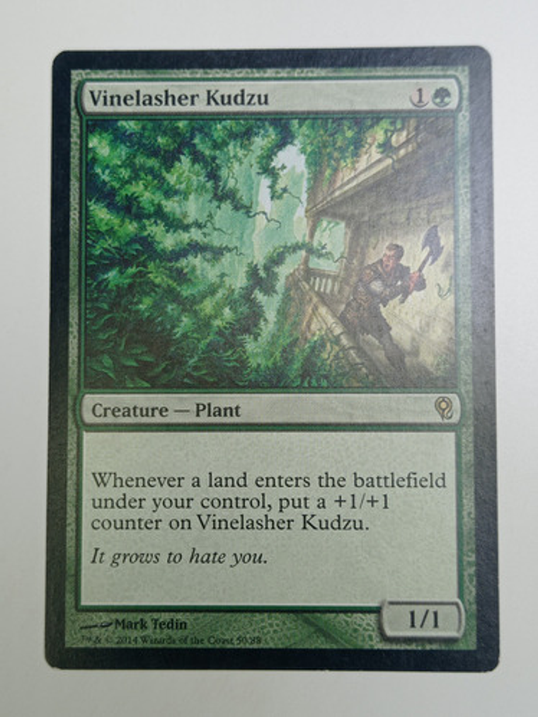 Carta Magic Vinelasher Kudzu [jace Vraska] Mtg Plant 1