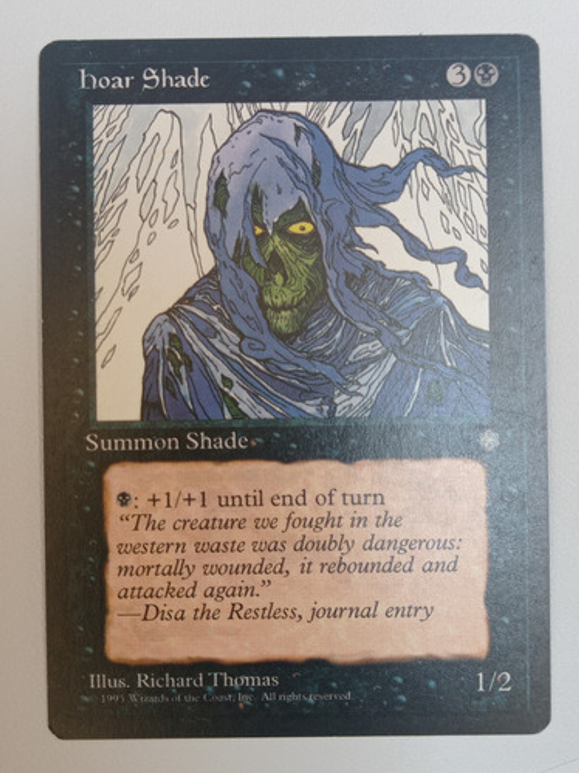 Carta Magic Hoar Shade [ice Age] Mtg Creature Shade 1