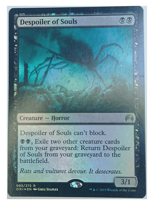 Carta Magic Despoiler Of Souls (foil) [origins] Mtg Horror