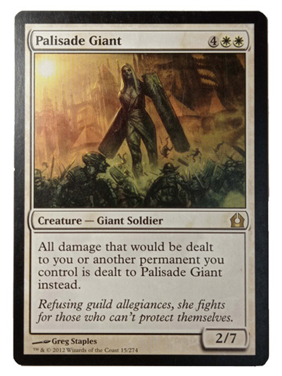 Carta Magic Palisade Giant [ravnica] Mtg Giant 1