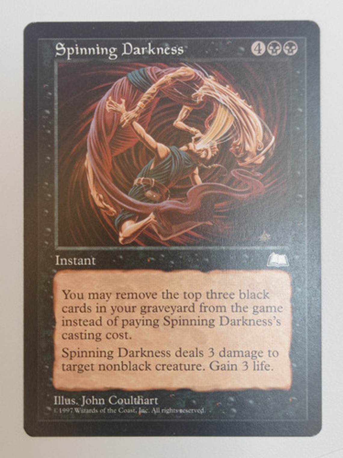 Carta Magic Spinning Darkness [weatherlight] Mtg Instant 1