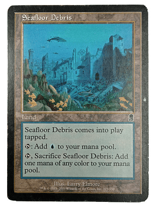 Carta Magic Seafloor Debris [odyssey] Mtg Land
