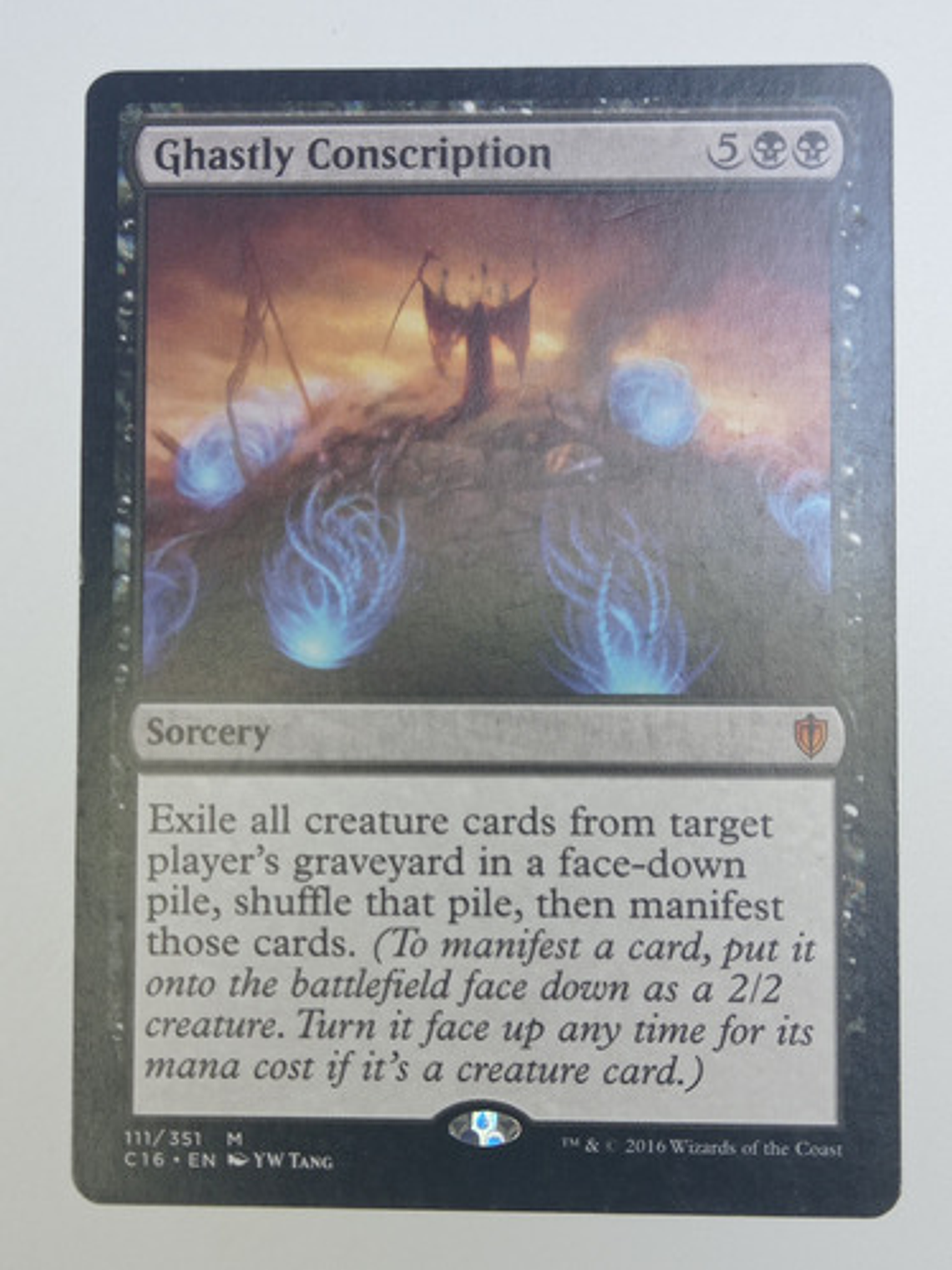 Carta Magic Ghastly Conscription [c16] Mtg Sorcery 1