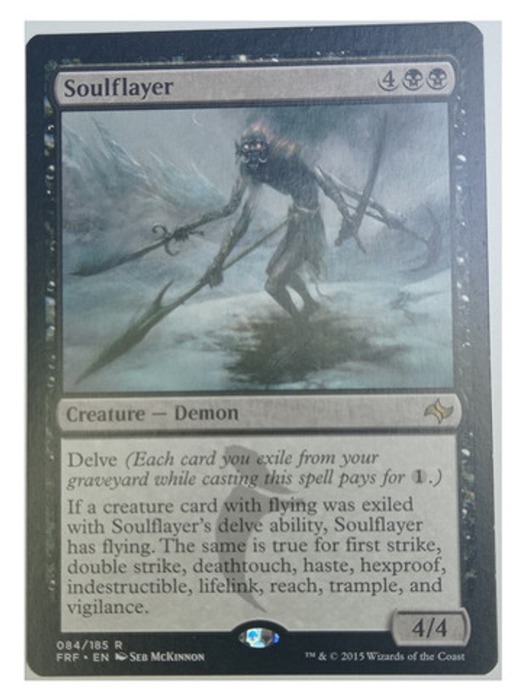 Carta Magic Soulflayer [fate Reforged] Mtg Demon 1