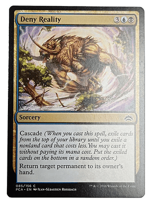 Carta Deny Reality [planechase Anthology] Mtg Sorcery