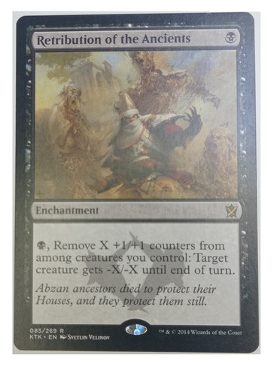 Carta Magic Retribution Of The Ancients [khans] Mtg Ench 1