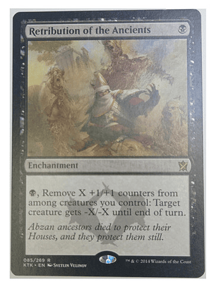 Carta Magic Retribution Of The Ancients [khans] Mtg Ench