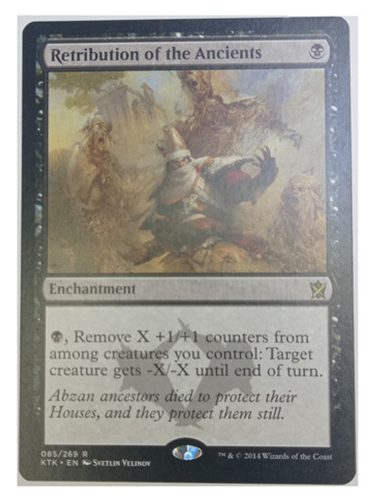 Carta Magic Retribution Of The Ancients [khans] Mtg Ench 1
