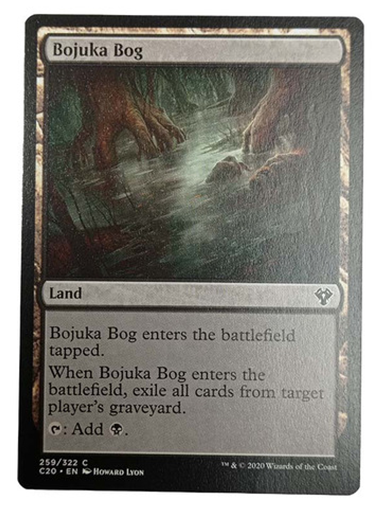Carta Magic Bojuka Bog [c20] Mtg Land 1