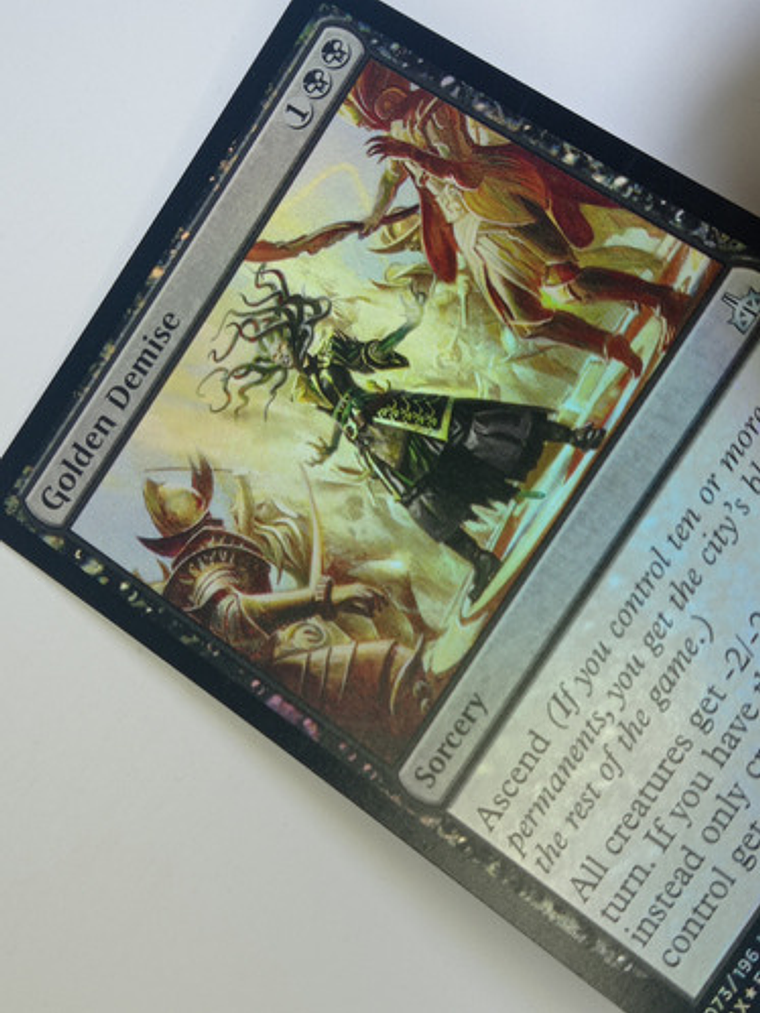 Carta Magic Golden Demise (foil) [ixalan] Mtg Sorcery 3