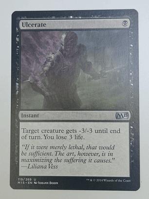 Carta Magic Ulcerate [m15] Mtg Instant