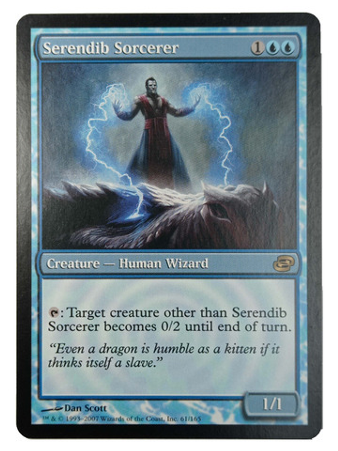 Carta Magic Serendib Sorcerer [planar Chaos] Mtg Wizard 1