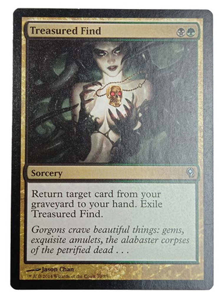 Carta Magic Treasured Find [jace V Vraska] Mtg Fungus 1