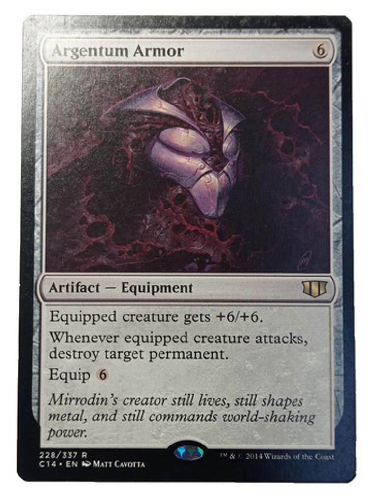 Carta Magic Argentum Armor [c14] Mtg Artifact 1