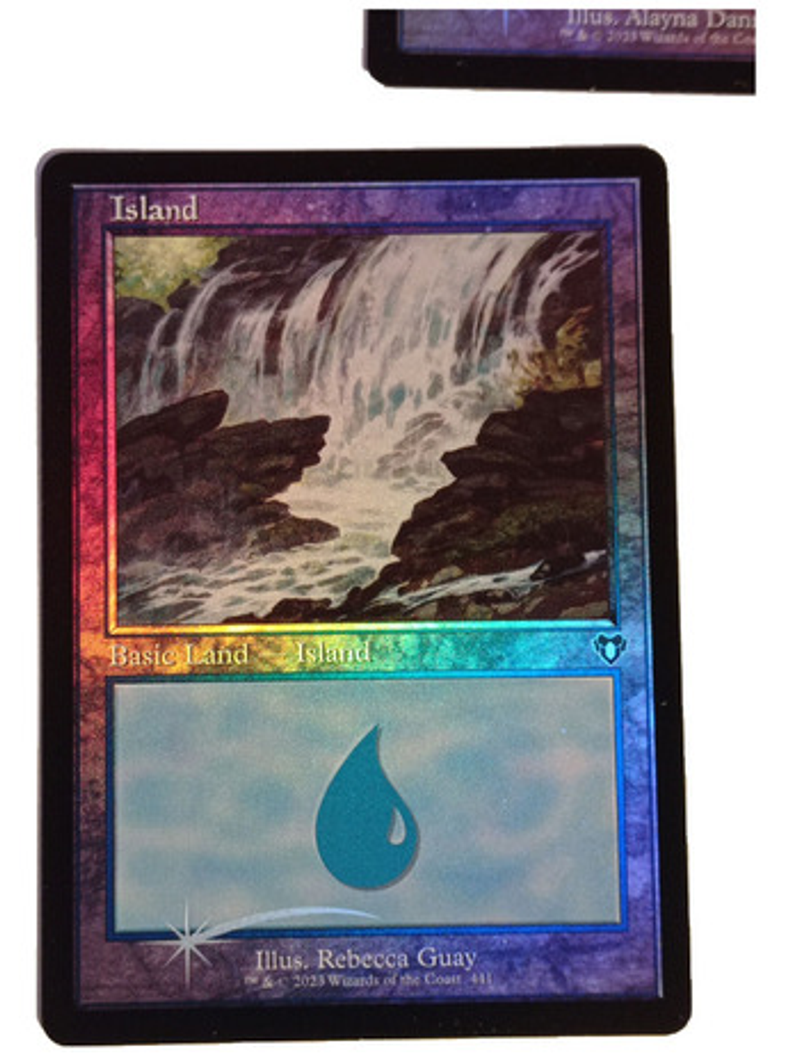 Set 3 Cartas Magic Commander Masters Island Lands (foil) Mtg 3