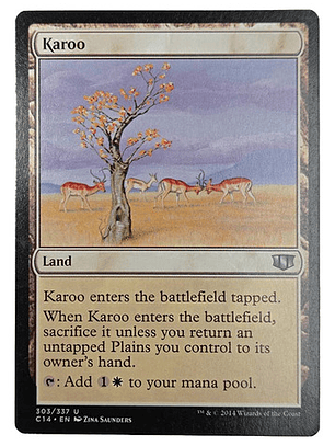 Carta Magic Karoo [c14] Mtg Land
