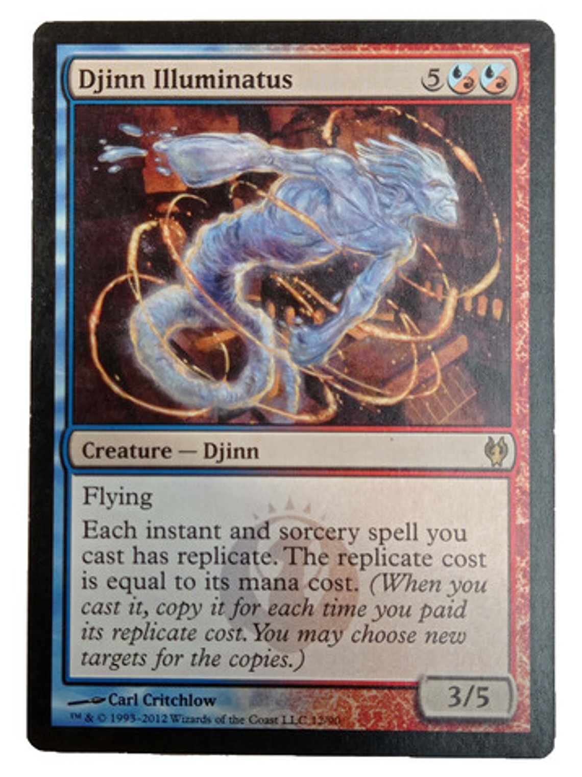 Carta Magic Djinn Illuminatus [izzet V Golgari] Mtg 1