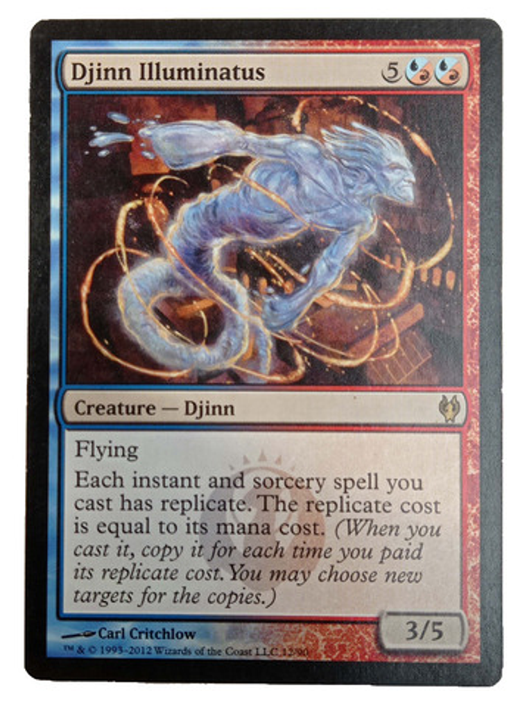 Carta Magic Djinn Illuminatus [izzet V Golgari] Mtg 1