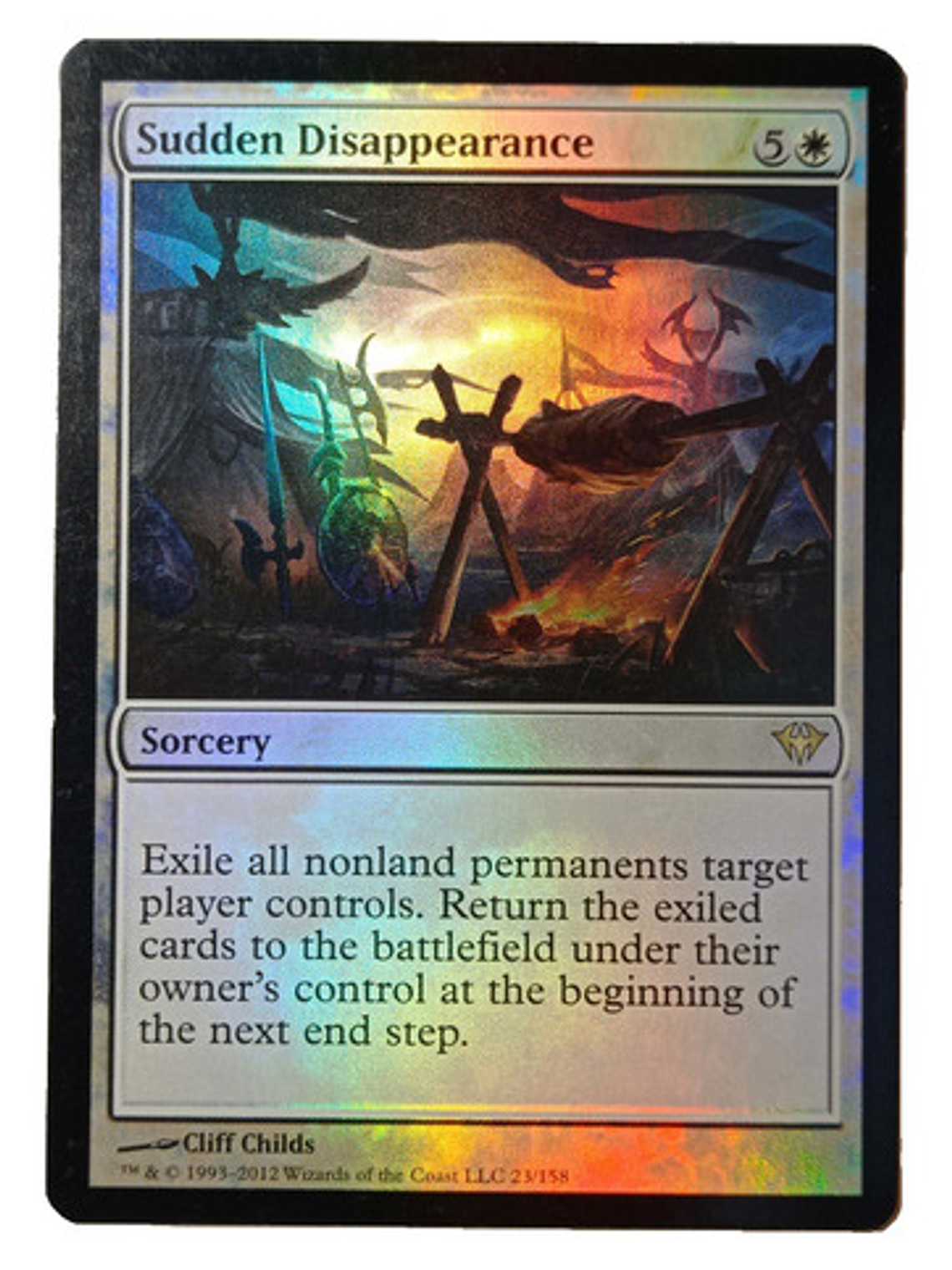 Carta Magic Sudden Disappearance (foil) [dark Ascension] Mtg 1