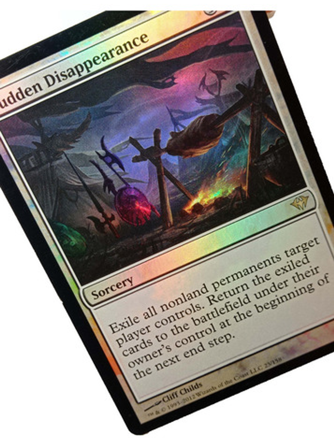 Carta Magic Sudden Disappearance (foil) [dark Ascension] Mtg 2
