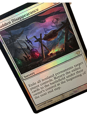 Carta Magic Sudden Disappearance (foil) [dark Ascension] Mtg