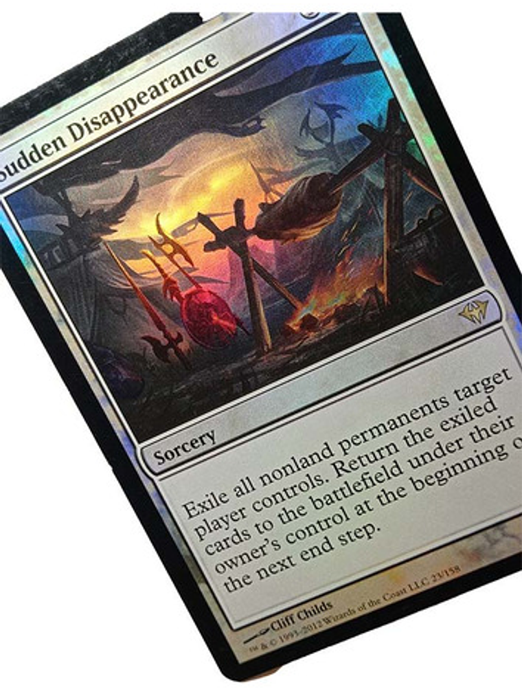 Carta Magic Sudden Disappearance (foil) [dark Ascension] Mtg 3