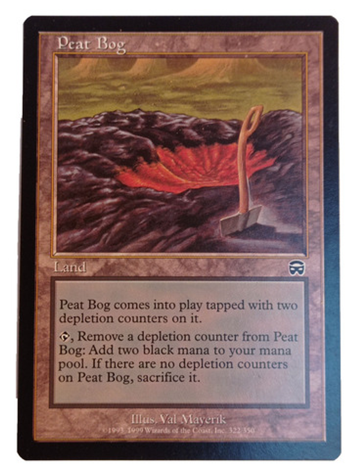 Carta Magic Peat Bog [mercadian] Mtg Land 1