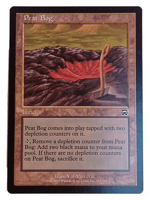 Carta Magic Peat Bog [mercadian] Mtg Land