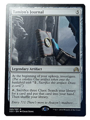 Carta Magic Tamiyo's Journal [shadows Innistrad] Mtg