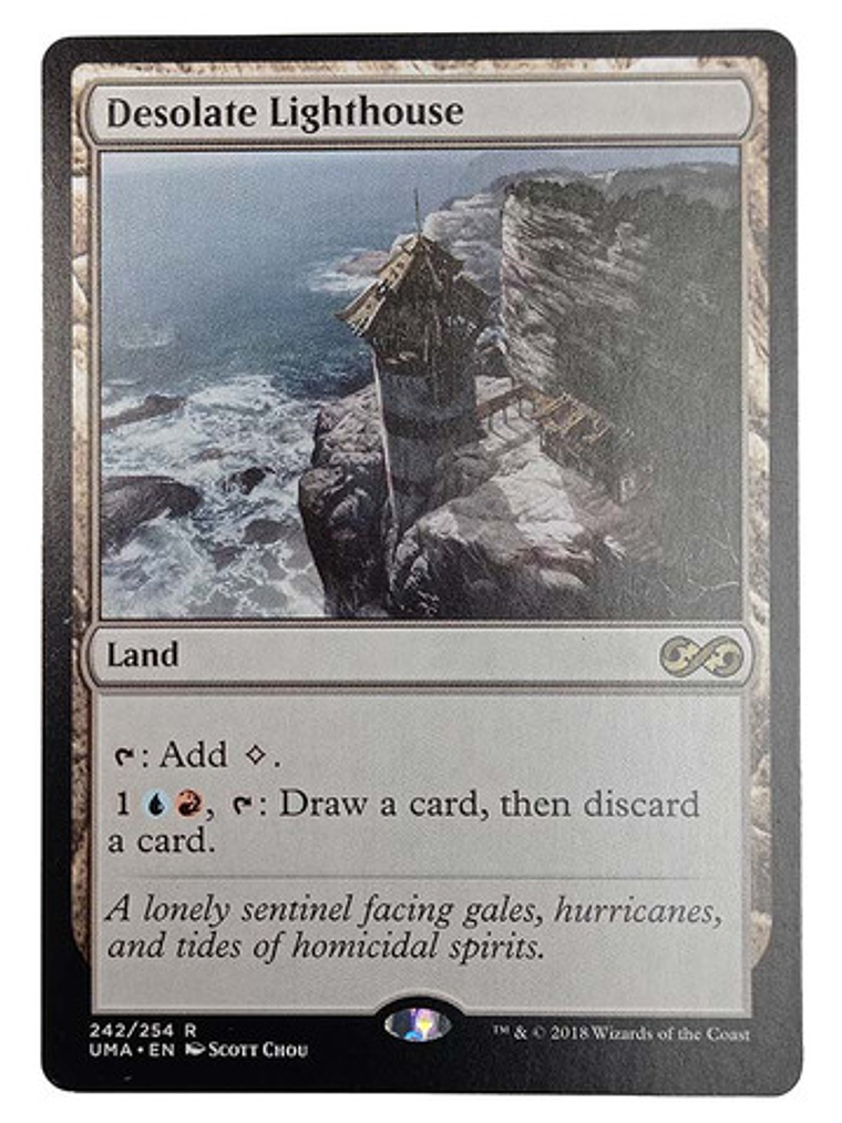Carta Magic Desolate Lighthouse [ultimate Masters] Mtg Land 1