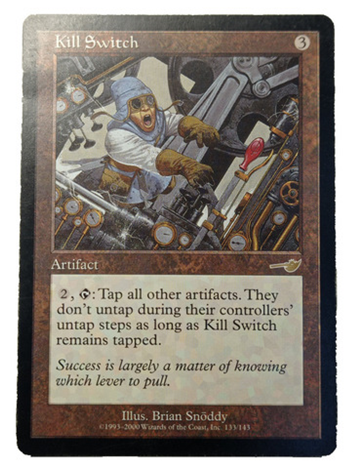 Carta Magic Kill Switch [nemesis] Mtg Artifact 1