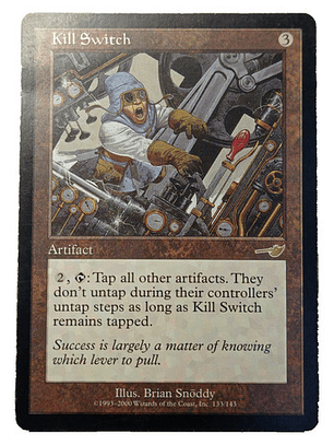 Carta Magic Kill Switch [nemesis] Mtg Artifact