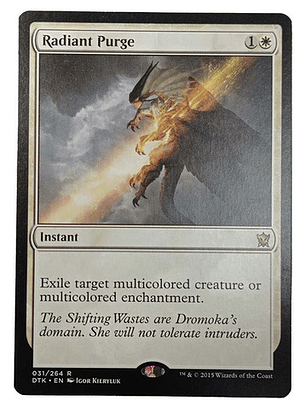 Carta Magic Radiant Purge [tarkir] Mtg Instant
