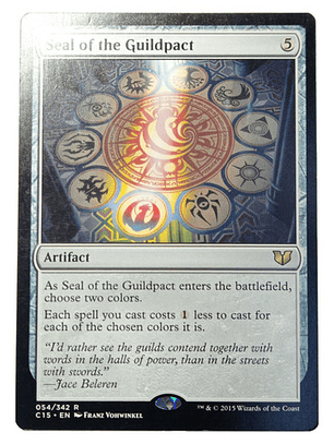 Carta Magic Seal Of The Guildpact [c15] Mtg Artifact