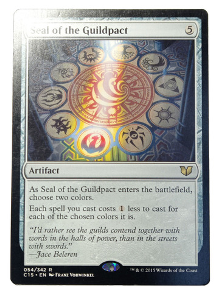Carta Magic Seal Of The Guildpact [c15] Mtg Artifact 1