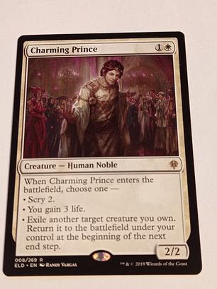 Carta Magic Charming Prince [throne Of Eldraine] Mtg Noble