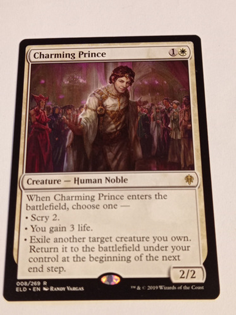 Carta Magic Charming Prince [throne Of Eldraine] Mtg Noble 1