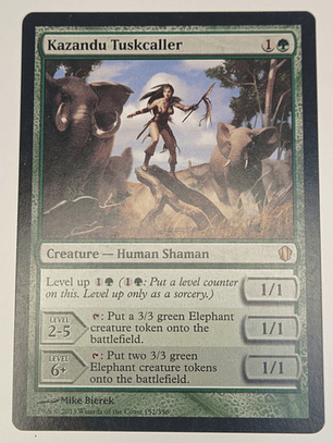 Carta Magic Kazandu Tuskcaller [c13] Mtg Human Shaman