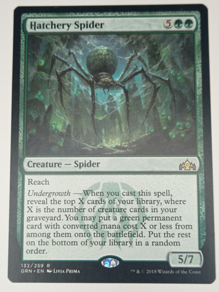 Carta Magic Hatchery Spider [guilds Of Ravnica] Mtg Spider 1