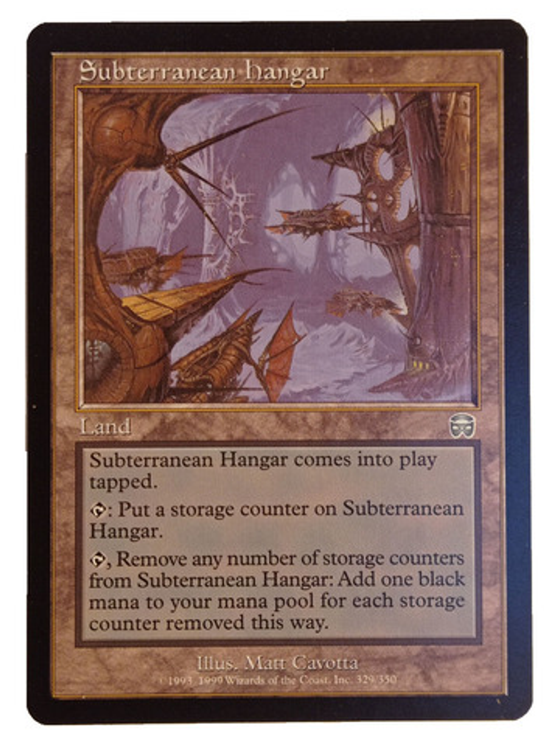 Carta Magic Subterranean Hangar [mercadian] Mtg Land 1
