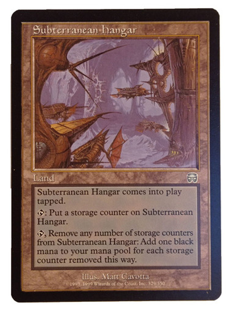 Carta Magic Subterranean Hangar [mercadian] Mtg Land 1