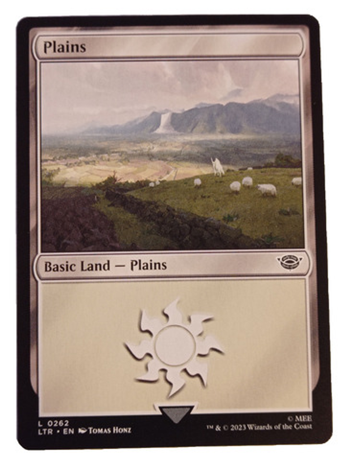 Carta Magic Lord Of The Rings Plains Land Mtg Lotr 1