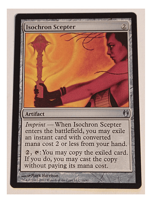 Carta Magic Isochron Scepter [izzet Vs Golgari] Mtg Artifact